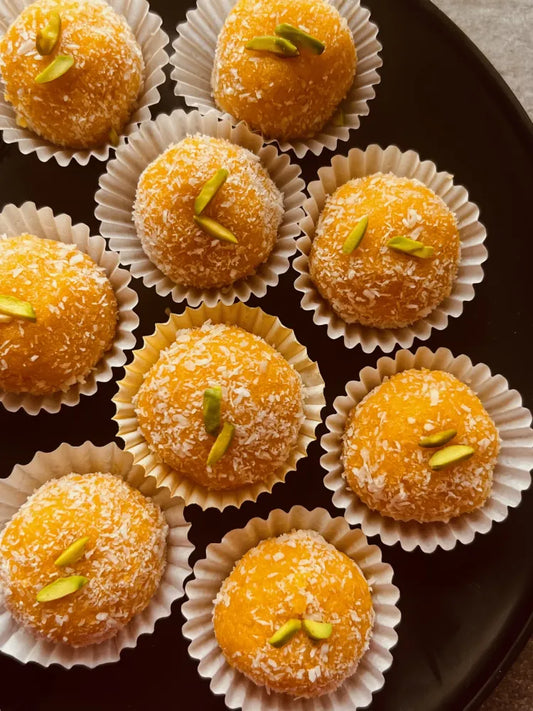 Coconut Dessert Balls (Laddu)